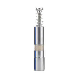 Stainless steel manual pepper grinder kitchen seasoning salt mill main view display