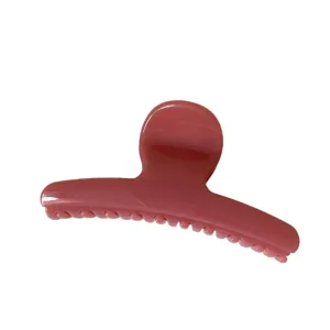 Pinza de pelo minimalista de color solido para mujer, elegante accesorio para peinado.