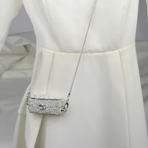 Mini taille tas strass metalen ketting bodychain mode vrouwen luxe accessoire