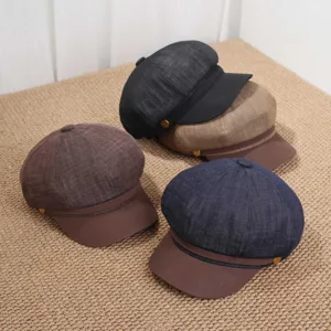 Casquette gavroche rétro coréenne pour femme, chapeau de peintre d'automne chic, béret décontracté.