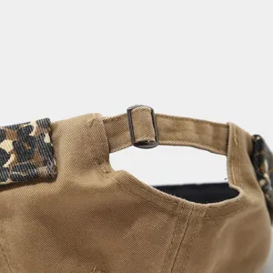Close-up detail view showing the adjustable metal buckle strap and leopard print panel.