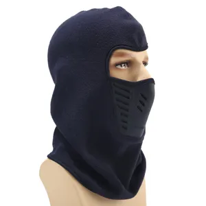 Winter fleece balaclava windproof cycling cap outdoor warm face mask detail view item