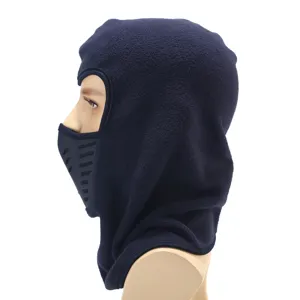 Winter outdoor fleece balaclava cycling face mask warm windproof cold weather hat