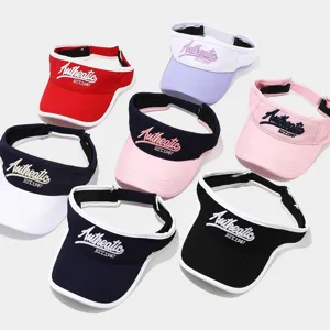 Estate all'aperto cappello da sole visiera donna vuoto top berretto elegante casual sport