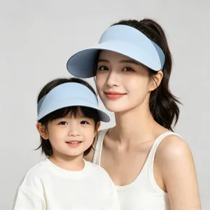 Sommer Eltern-Kind leerer Top Sonnenschutz Hut, stilvolle lässige Outdoor UV Schutz Mütze