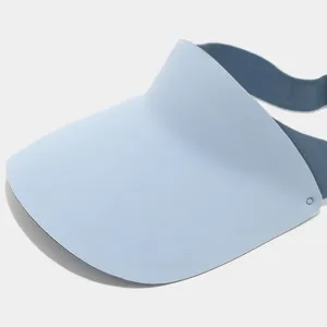 Hellblaue leere Kappe Sommer Outdoor UV Schutz Sonnenblende vielseitige Freizeit Sonnenhut