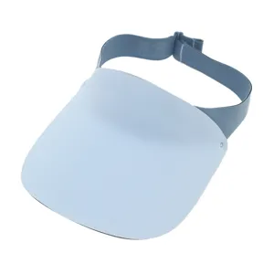 Hellblaue Sonnenblende Sommer Outdoor, UV-Schutz leere Kappe, stylische Freizeit Strandkappe neu.