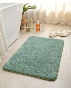 Alfombra de Baño de Estilo Nórdico Absorbente Espesada Antideslizante Secado Rápido para Hogar