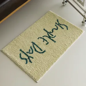 Koreanische minimalistische verdickte saugfähige Badematte weicher rutschfester Teppich