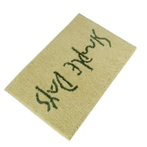 Verdickte saugfähige Badematte im minimalistischen koreanischen Stil mit schönem Design.