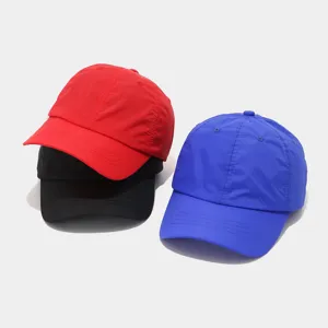 Cappellino da baseball semplice ad asciugatura rapida, cappello parasole traspirante.