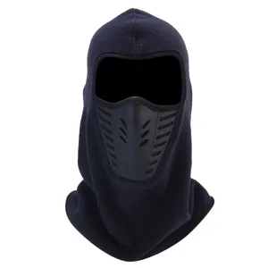 Winter Warm Fleece Balaclava Windproof Cycling Face Mask Outdoor Sports Hood Hat
