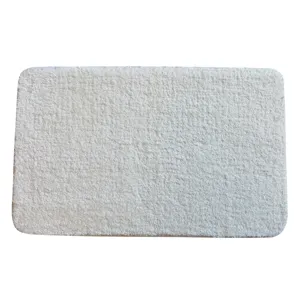 Alfombra de baño absorbente estilo nórdico antideslizante gruesa de felpa para hogar