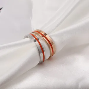 Edelstahl Drip Kleber Ring Für Damen Herren Einfach Nische Mode Emaille Band Ring Ins Stil Einfache Kreis Fingerring Schmuck
