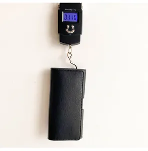 Unisex schwarze PU Leder lange Gürteltasche Handyhülle minimalistische Geldbörse