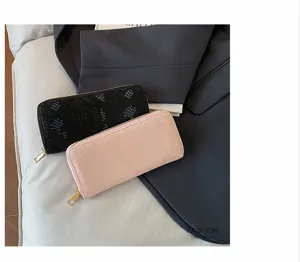 Women long snake pattern zipper wallet clutch bag for daily use and party details.