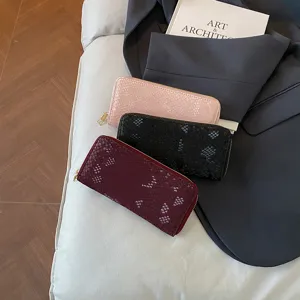 Women Snake Print Long Wallet Fashion Faux Leather Evening Clutch Purse Large Capacity Card Holder Zipper Phone Bag Handbag