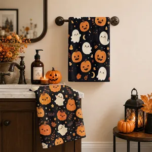 Halloween schattige pompoen spook microvezel sneldrogende handdoek badkamer decor