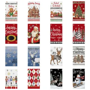 Weihnachten Küche Handtuch Mikrofaser Saugfähig Geschirrtuch Festlich Muster Tischdekor Reinigungstuch Für Zuhause