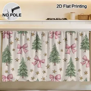 Christmas table skirt counter curtain polyester waterproof dustproof decorative home decor