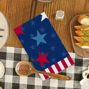 strofinaccio da cucina festa dell'indipendenza patriottico rosso bianco blu stelle strisce