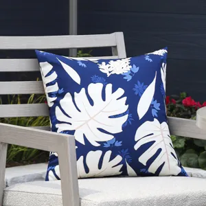 Modern outdoor waterproof botanical throw pillow cover for sofa bed car nap cushion decor.