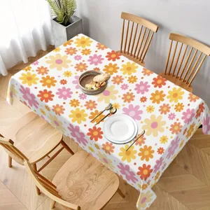Frühling Sommer Blumen Tischdecke dekorative Staubschutz Esstisch Abdeckung Heimtextilien