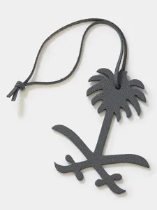 Leather Palm Tree Bag Charm Car Key Pendant Luxury Fashion Accessory Gift 2024