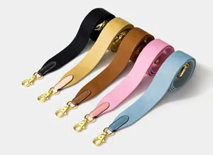 Wide canvas bag strap replacement crossbody adjustable universal strap colorful chic accessories