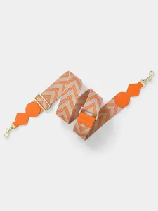Adjustable wide shoulder strap replacement for crossbody bags, fashionable woven design.