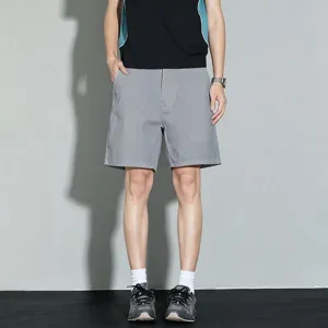 Hommes ete decontracte respirant sport shorts confortable course fitness cinq pantalons