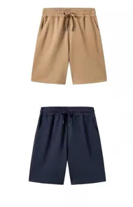 Locker sitzende Herren Freizeithose Sommer Baumwolle gerade fünf Punkte Hosen Detail