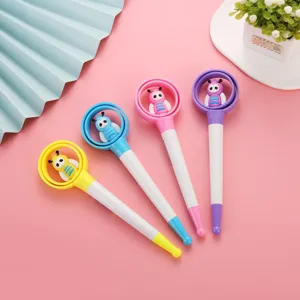 Niedlicher Cartoon rotierender Anti-Stress-Gelstift, kreatives Dekompression Spielzeug für Schüler.