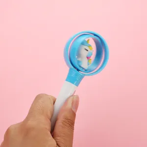 Süßer Cartoon drehbarer Dekompression-Gelstift, kreatives Stressabbau-Spielzeug für Schüler.