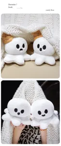 Süßes Eis Geist Plüschtier weiche Halloween Puppe Tasche Anhänger schönes Geschenk Kinder.