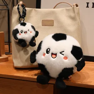 Créative drôle de poupée en peluche de football et joli pendentif porte-clés pour enfants.