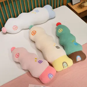Creative Bottle House Plush Pillow Cute Cartoon Stuffed Animal Toy Soft Polyester Bolster Cushion For Home Kids
