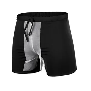 Short de bain homme sportif à séchage rapide, short de sport avec insert mesh et cordon réglable.
