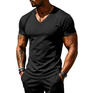 Detailed close-up view showing the textured breathable mesh fabric of the black athletic top.