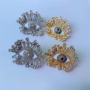 Vintage Alliage Strass Œil Maléfique Bague Ouverte Tournesol Broche Géométrique Réglable Bague Doigt Broche Bijoux Cadeau Pour Femmes Fête