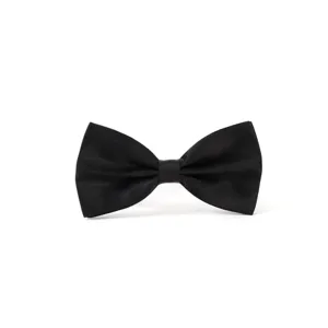 Klassische einfarbige schwarze Fliege für Herren Hochzeitsanzug und formelle Kleidung.