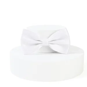 Klassische elegante weiße Fliege für Herren, ideal für Hochzeiten und formelle Anlässe.