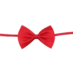 Nœud papillon rouge pour enfants garçons filles fête de performance accessoire de mode mignon