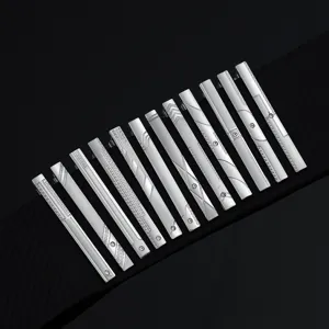 Mens Business Tie Clip Minimalist Silver Metal Geometric Tie Pin Rhinestone Formal Suit Accessories Wedding Jewelry