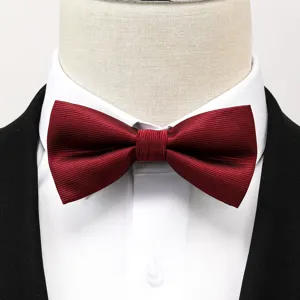 Noeud papillon bourgogne pour homme mariage classique accessoire de vetement de detail.