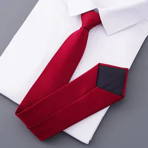 Men's classic red necktie formal business wedding office professional wear wedding groom tie