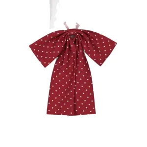 Red white polka dot bow JK uniform collar tie cute student sailor suit ribbon neckwear