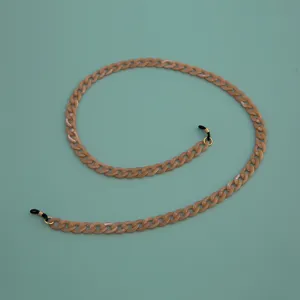 Tortoiseshell Acrylic Glasses Chain Detail, Stylish Spectacle Holder Strap for Women