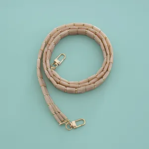 Acrylic beaded bag chain strap replacement crossbody handbag strap accessory elegant style