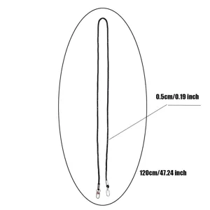 Detail van strass tasriem met breedte van 0,5 cm en lengte van 120 cm voor tas of telefoons.